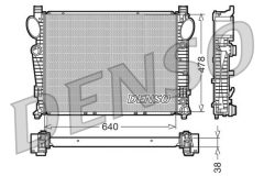 DENSO DRM17094 — Радиатор охлаждения
