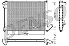 DENSO DRM21050 — Радиатор охлаждения