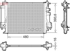 DENSO DRM23117 — Radiator răcire motor