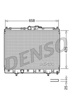 DENSO DRM45006 — Radiator răcire motor