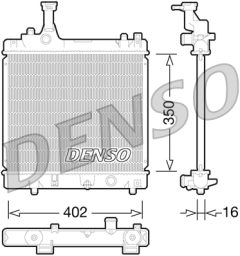 DENSO DRM47026 — Радиатор охлаждения