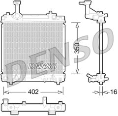DENSO DRM47027 — Радиатор охлаждения