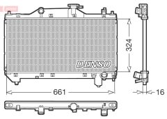 DENSO DRM50031 — Radiator răcire motor