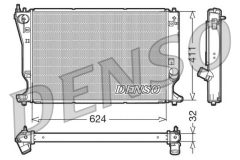 DENSO DRM50032 — Radiator răcire motor
