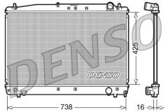 DENSO DRM50033 — Radiator răcire motor