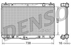 DENSO DRM50043 — Радиатор охлаждения