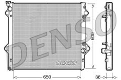DENSO DRM50049 — Радиатор охлаждения