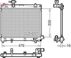 DENSO DRM50086 — Radiator răcire motor