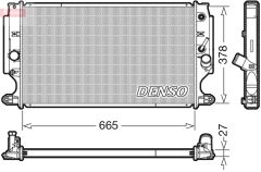 DENSO DRM50088 — Radiator răcire motor