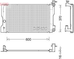 DENSO DRM50091 — Радиатор охлаждения