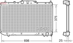 DENSO DRM50114 — Radiator răcire motor