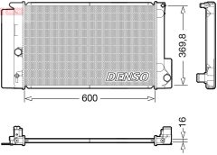 DENSO DRM50126 — Radiator răcire motor