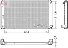 DENSO DRM50151 — Радиатор охлаждения