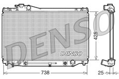 DENSO DRM51007 — Радиатор охлаждения