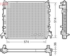 DENSO DRM99013 — Radiator răcire motor