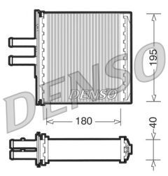 DENSO DRR09061 — Radiator încălzire habitaclu