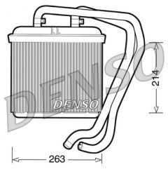 DENSO DRR12004 — Радиатор печки