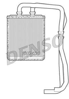 DENSO DRR12011 — Радиатор печки