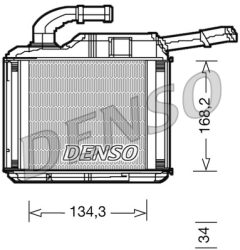 DENSO DRR32010 — Radiator încălzire habitaclu