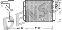 DENSO DRR33010 — Радиатор печки