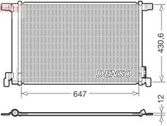 DENSO DCN02050 — Radiator aer condiționat