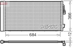 DENSO DCN05114 — Радиатор кондиционера