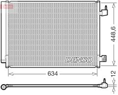 DENSO DCN17031 — Radiator aer condiționat