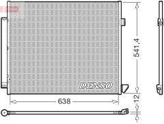 DENSO DCN17066 — Radiator aer condiționat