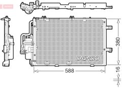 DENSO DCN20027 — Радиатор кондиционера