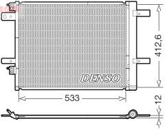 DENSO DCN21036 — Радиатор кондиционера