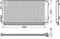 DENSO DCN23038 — Радиатор кондиционера