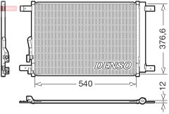 DENSO DCN32033 — Радиатор кондиционера