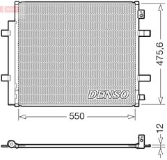 DENSO DCN32073 — Радиатор кондиционера