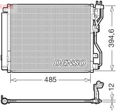 DENSO DCN43016 — Радиатор кондиционера