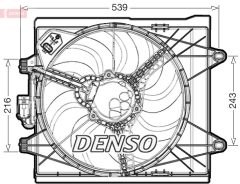 DENSO DER09286 — Вентилятор радиатора