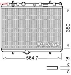 DENSO DRM21055 — Radiator răcire motor