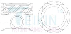 TEIKIN 46393AG.025 — Piston motor