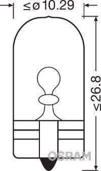 OSRAM 2845 — Лампочка поворотника