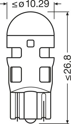 OSRAM 2825DRP-2BL — Лампочка плафона салона