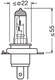 OSRAM 64193NL — Bec fază lungă