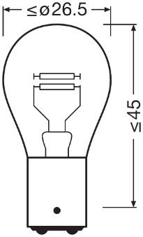 OSRAM 7528 — Лампочка поворотника