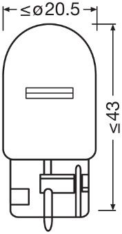 OSRAM 7505 — Лампочка поворотника