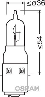OSRAM 64326 — Bec fază lungă