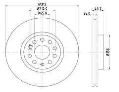 MTR 12108505 — Disc de frână