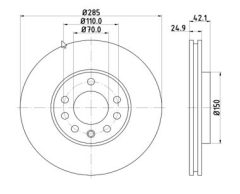 MTR 12108558 — Тормозной диск