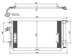MTR 12133770 — Radiator aer condiționat