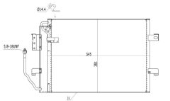 MTR 13054347 — Радиатор кондиционера