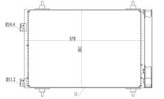 MTR 13054370 — Радиатор кондиционера