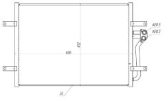 MTR 13054371 — Радиатор кондиционера