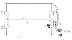 MTR 13054403 — Радиатор кондиционера